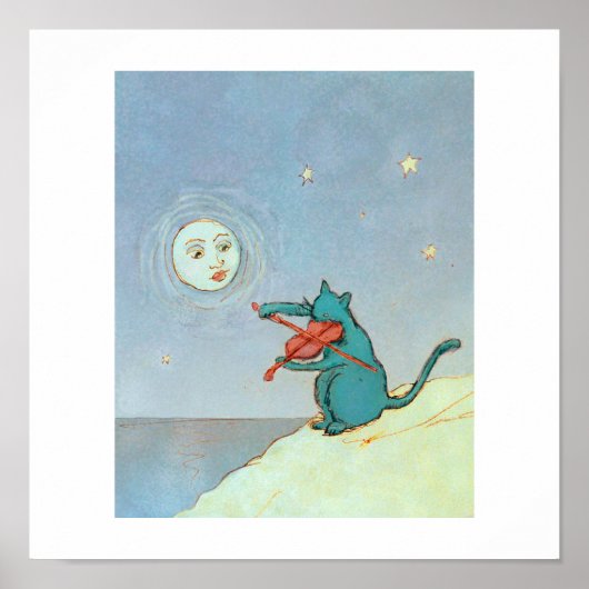 バイオリンの猫 ポスター (正面)