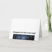 バイオリンの空白のなメッセージカード カード (裏面)