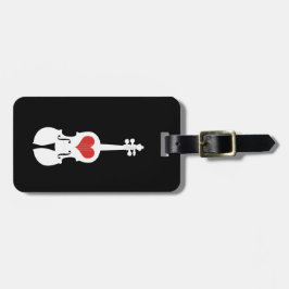 バイオリンの箱はあなた自身の名前をラベル加えます ラゲッジタグ