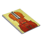 バイオリンの螺線形ノート ノートブック (右側)
