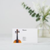 バイオリンの近い上り 名刺 (スタンド正面)