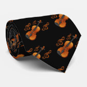 バイオリンの鍵 ネクタイ (ロール)