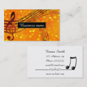 バイオリンの鍵 名刺 (正面/裏面)