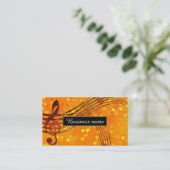 バイオリンの鍵 名刺 (スタンド正面)