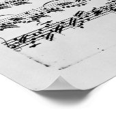 「バイオリンのDマイナーのパート」のコピー ポスター (角)