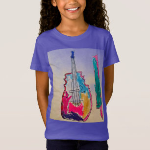 バイオリンのTシャツ Tシャツ