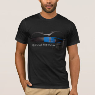 バイオリンはギターよりよいです Tシャツ