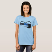 バイオリンはギターよりよいです Tシャツ (正面フル)