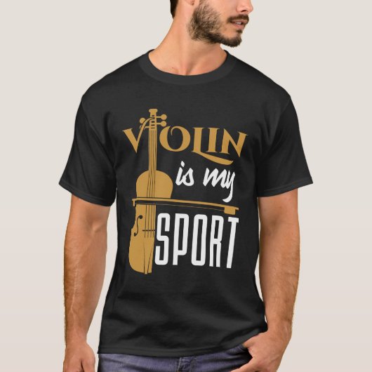 バイオリンは私のスポーツ Tシャツ (正面)