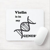 バイオリンは私の遺伝子の中にある マウスパッド (マウス)