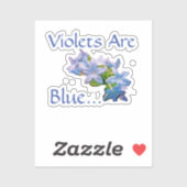 バイオリンは青… シール (シート)