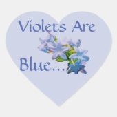 バイオリンは青… ハートシール (正面)