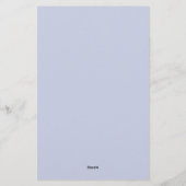 バイオリンは青… 便箋 (裏面)