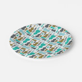 バイオリンまたはヴィオラをテーマにした ペーパープレート (アングル)