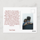 バイオリンを弾くテディベア ポストカード (裏面)