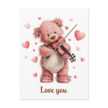 バイオリンを弾くテディベア