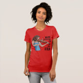 バイオリンを弾く女の子Tシャツ Tシャツ (正面フル)