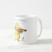 バイオリンを選ぶ  コーヒーマグカップ (正面右)