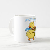 バイオリンを選ぶ  コーヒーマグカップ (正面左)