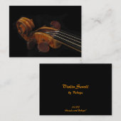 バイオリンスクロールATC 名刺 (正面/裏面)