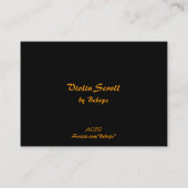 バイオリンスクロールATC 名刺 (裏面)