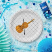 バイオリンスケッチ ペーパープレート (パーティー)