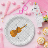 バイオリンスケッチ ペーパープレート (パーティー)