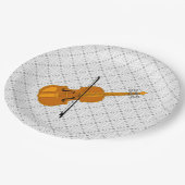 バイオリンスケッチ ペーパープレート (アングル)