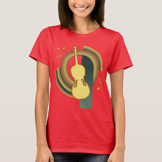 バイオリンデコ Tシャツ (正面)