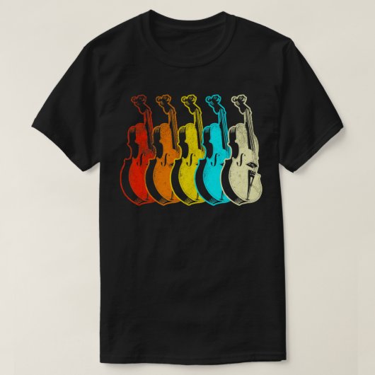 バイオリンバイオリン Tシャツ (デザイン正面)
