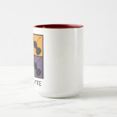 バイオリンパーソナライズされた音楽 マグカップ (中央)