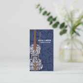 バイオリンプレーヤー音楽芸術家カード先生のマスター 名刺 (スタンド正面)