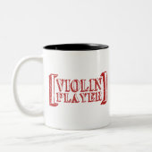 バイオリンプレーヤー ツートーンマグカップ (左)