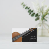 バイオリンプレーヤー 名刺 (スタンド正面)