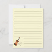 バイオリンミュージシャン先生弦楽団 サンキューカード (裏面)