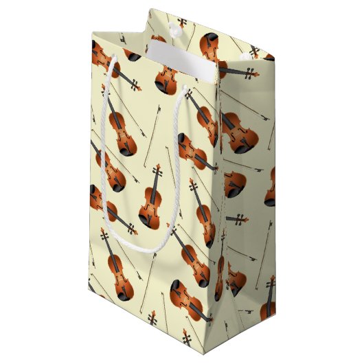 バイオリンミュージシャン先生弦楽団 スモールペーパーバッグ (正面アングル)