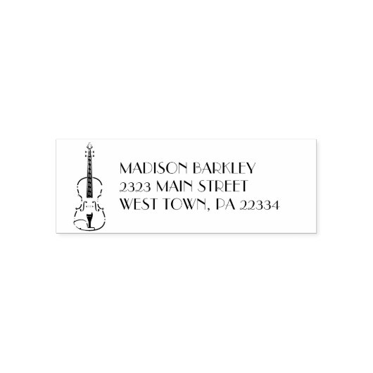 バイオリンミュージシャン先生弦楽団 セルフインキングスタンプ (デザイン)