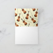 バイオリンミュージシャン先生弦楽団 ノートカード (内部)