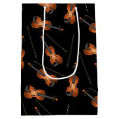 バイオリンミュージシャン先生弦楽団 ミディアムペーパーバッグ (裏面)