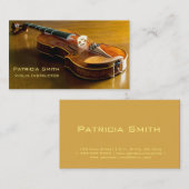 バイオリンレッスン名刺 名刺 (正面/裏面)