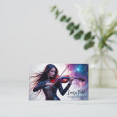 バイオリン先生コズミック 名刺 (スタンド正面)