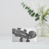 バイオリン先生名刺デザイン 名刺 (スタンド正面)