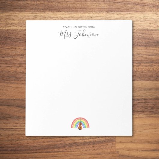 バイオリン先生鑑賞レインボーミュージック ノートパッド