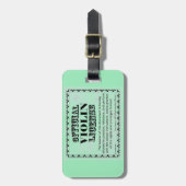 バイオリン免許 ラゲッジタグ (正面縦)