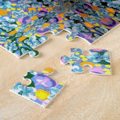 バイオリン及びランプ ジグソーパズル (側面)