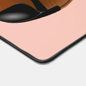 バイオリン及び弦ミュージカルデザインデスクマット デスクマット (コーナー)