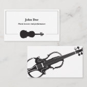 バイオリン名刺 名刺 (正面/裏面)