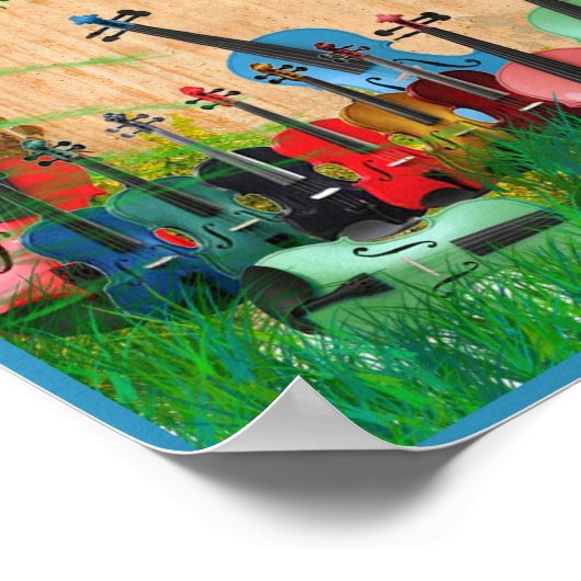 バイオリン園 ポスター (角)