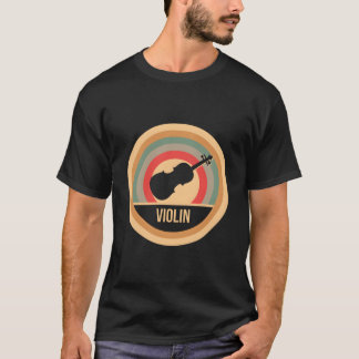 バイオリン奏者のためのバイオリン Tシャツ