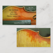 バイオリン奏者の名刺 名刺 (正面/裏面)